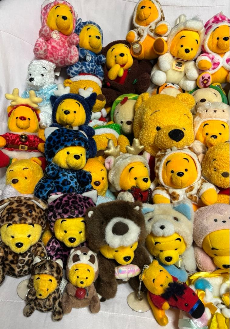 ディズニー　くまのプーさんと仲間達のぬいぐるみ　68体まとめ売り