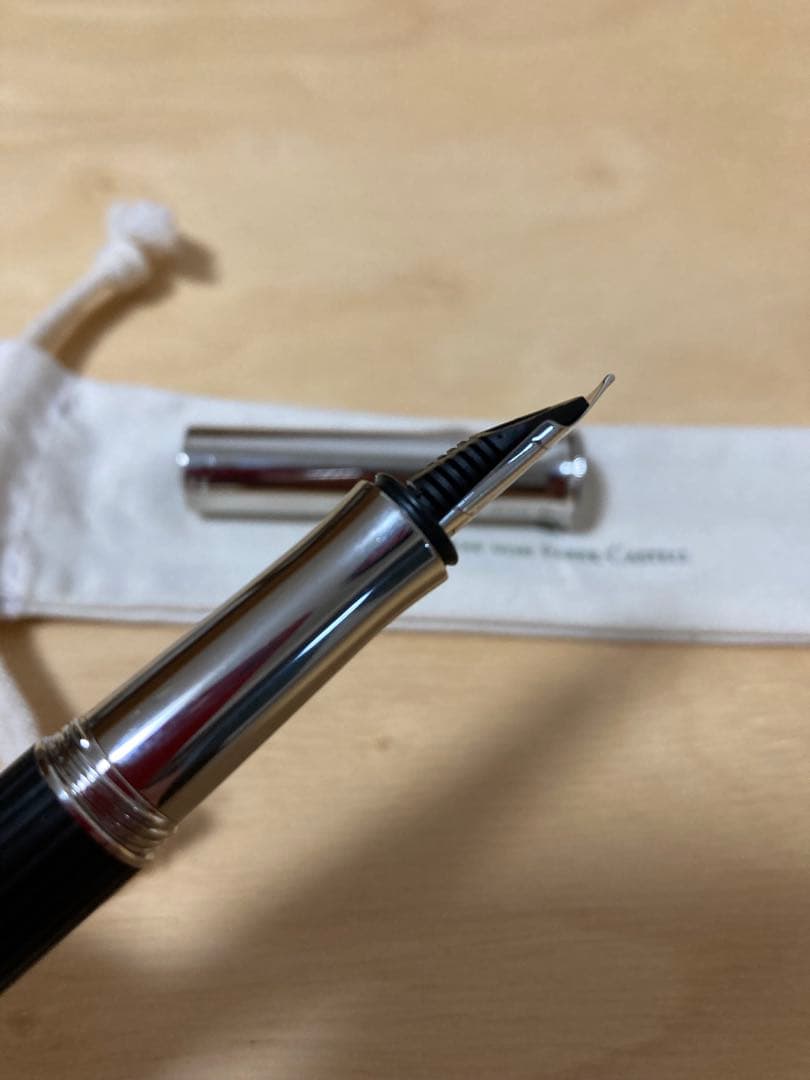 （レム）美品　ファーバーカステル伯爵　クラシック 万年筆EF エボニー
