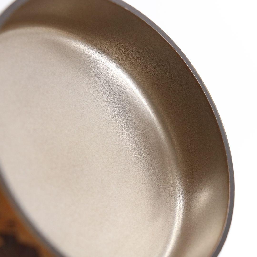 鈴木光入作 扇舟蒔絵 大棗 内銀溜 茶道具 共箱　DB788　N2