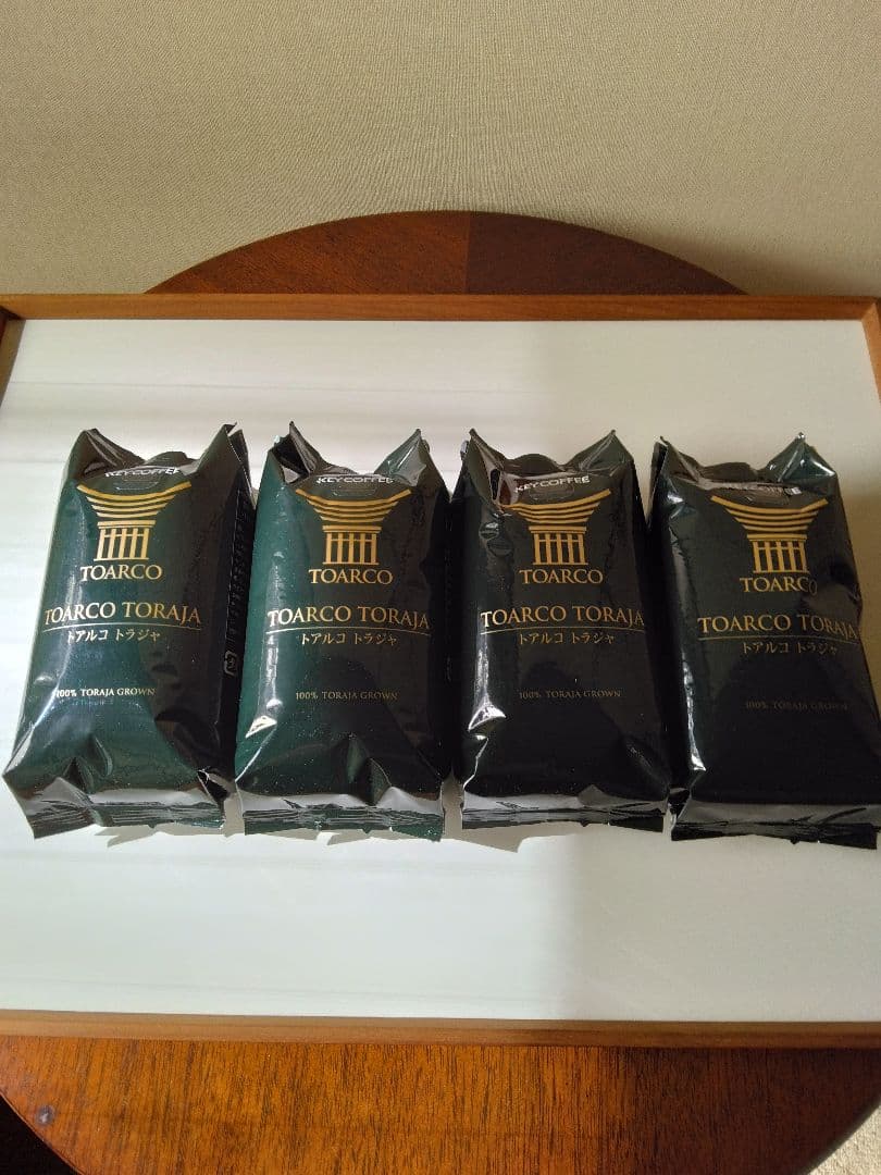 キーコーヒー　トアルコトラジャコーヒー豆200g入り×4袋　【特別価格】