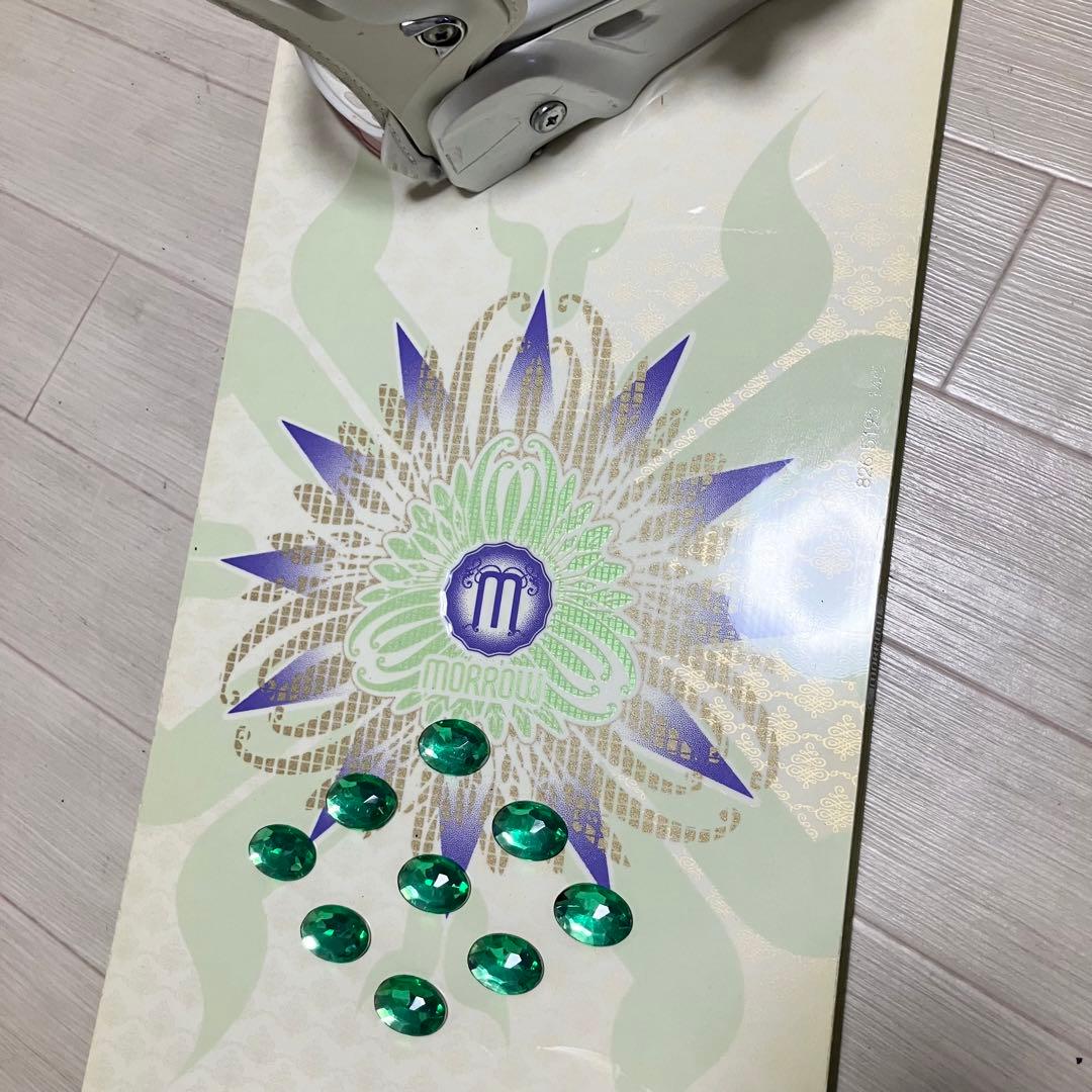 【ケース付】morrowモロースノーボードセット145cm/サロモン バインS