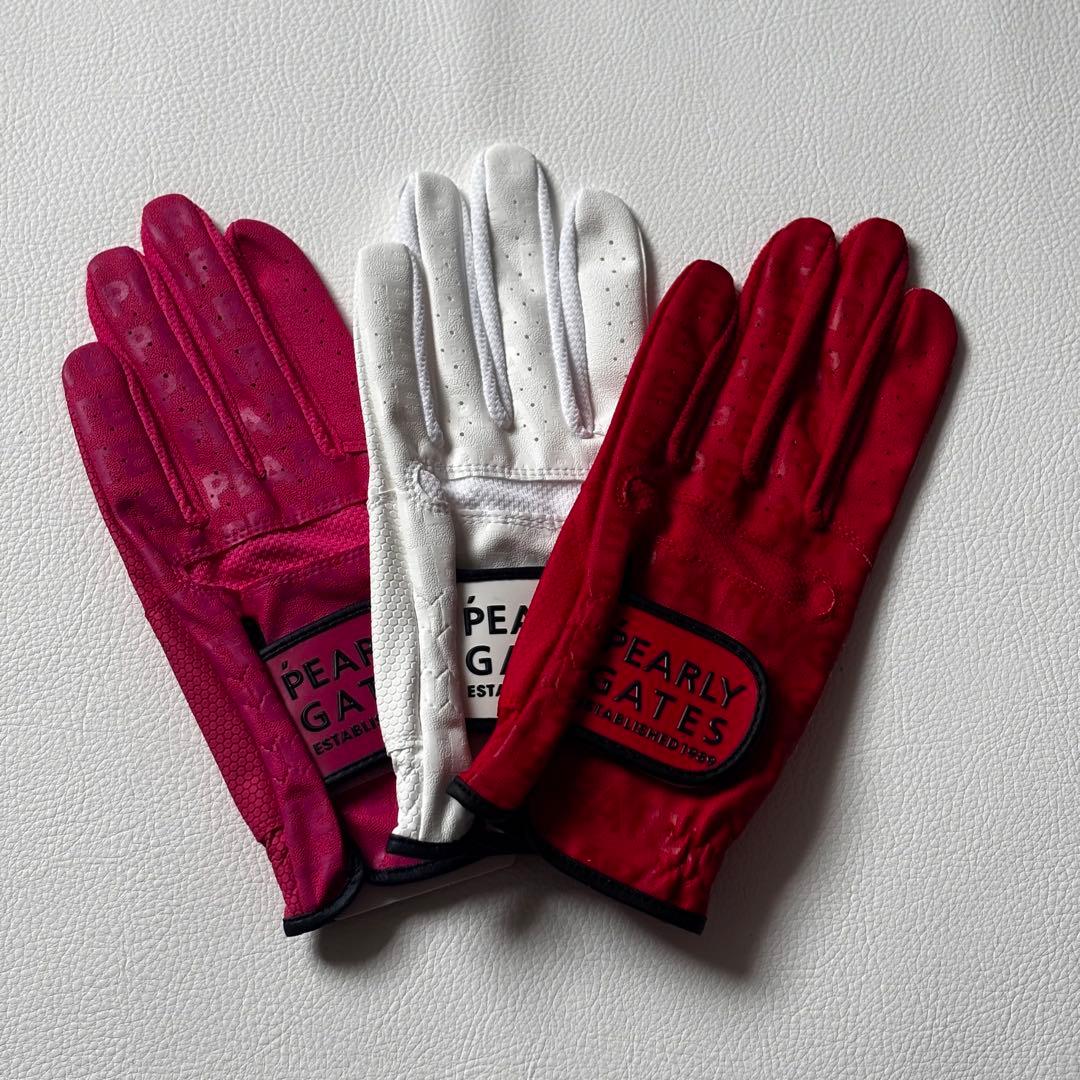 【新品】5色セット パーリーゲイツ　片手　左手　SS レディースゴルフグローブ