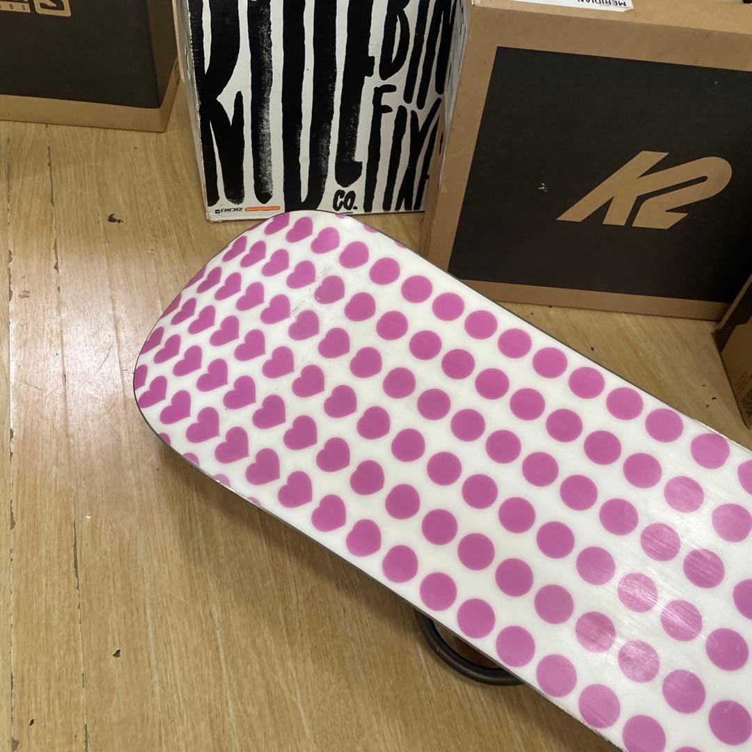 DIVISION×SWIVEL　キッズスノーボードセット　バイン付4点セット