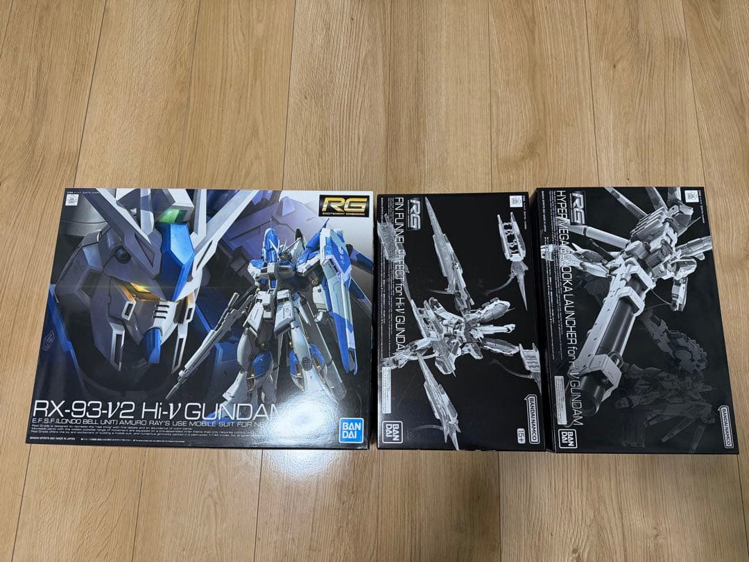 RG Hi-νガンダム　3点セット