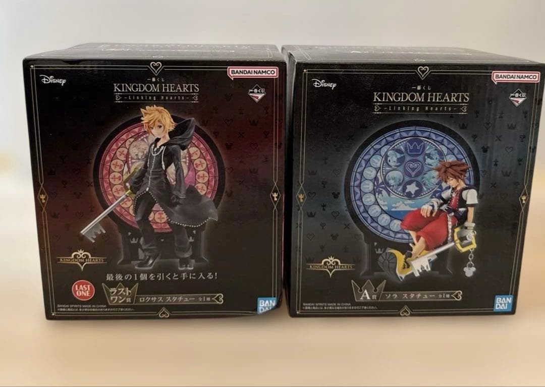 一番くじ　キングダムハーツ　A賞　ソラ　ラストワン賞　ロクサス　フィギュア