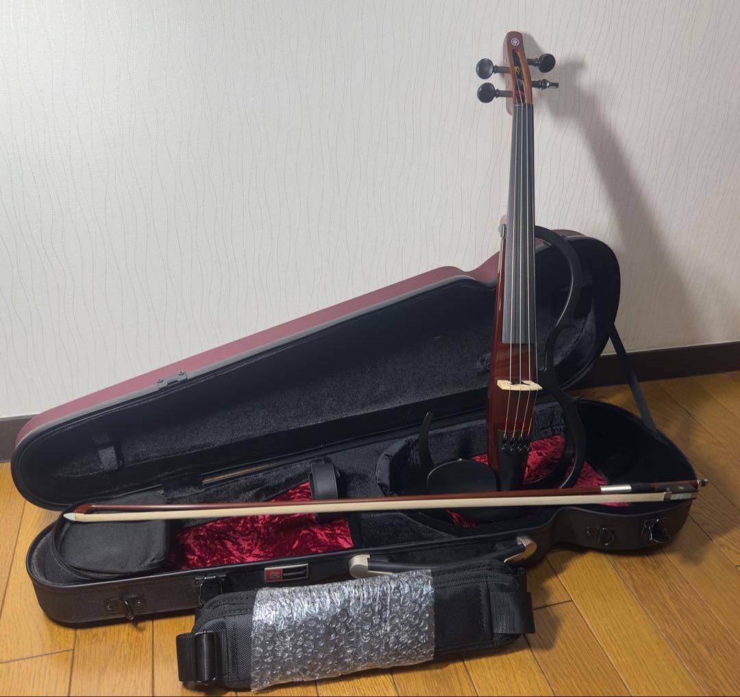 ヤマハ YAMAHA サイレントバイオリン YSV104BR ケース付き