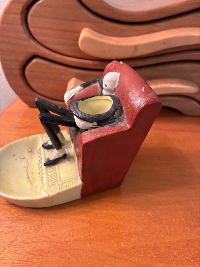 ビンテージ50s Japan スカル　髑髏　骸骨　灰皿　ネイバーフッド　死神