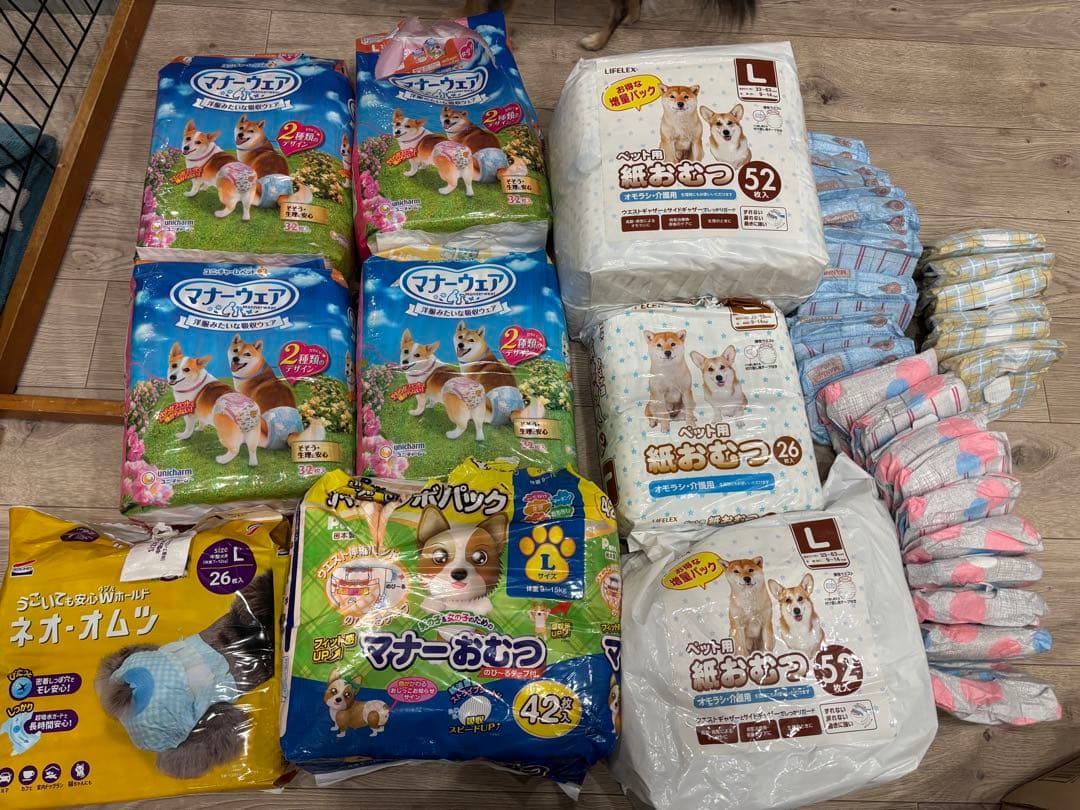 【新品、開封済あり】ユニチャーム マナーウェア 介護　介助　Lサイズ 297枚入