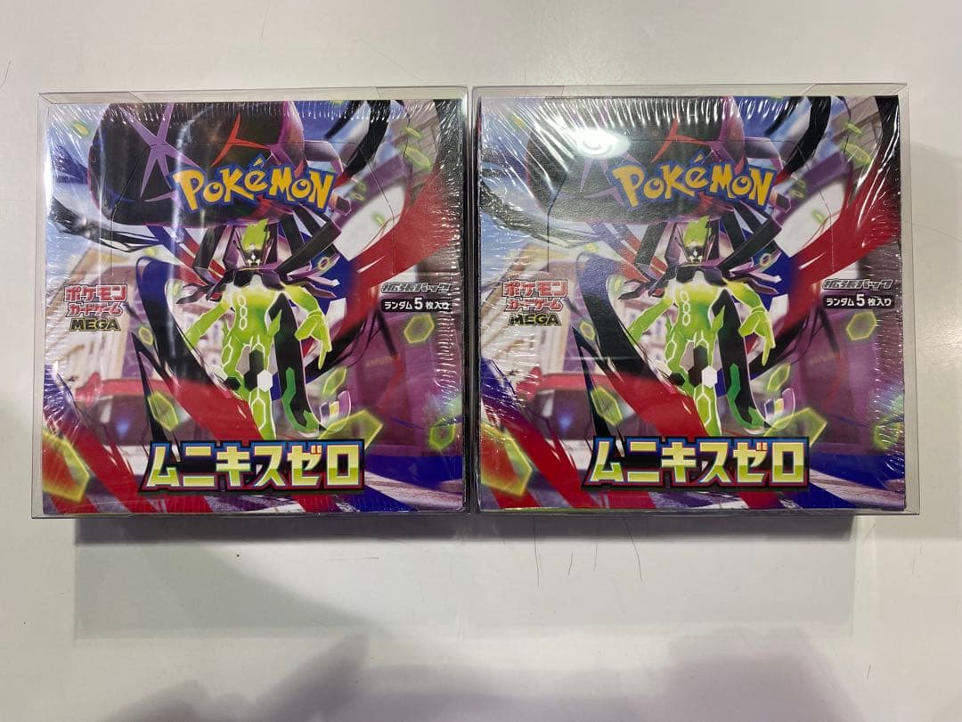 【新品未開封シュリンク付き】ムニキスゼロ　2box ポケモンカードゲーム