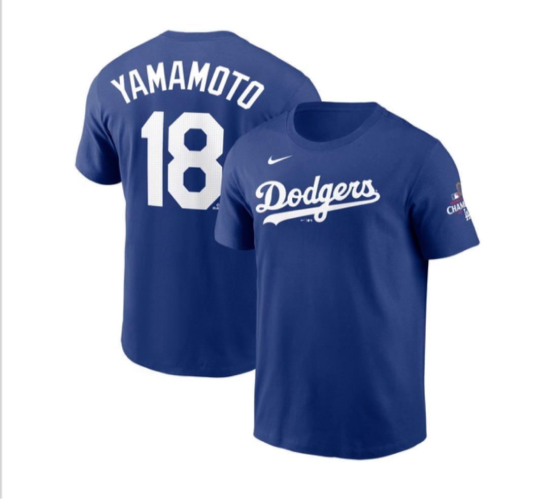 2024 ワールドシリーズ 優勝記念 山本由伸 Tシャツ　公式商品