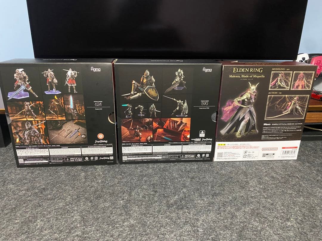 figmaフリューデッドアーマー狼の戦鬼SHFiguarts マレニア3体セット