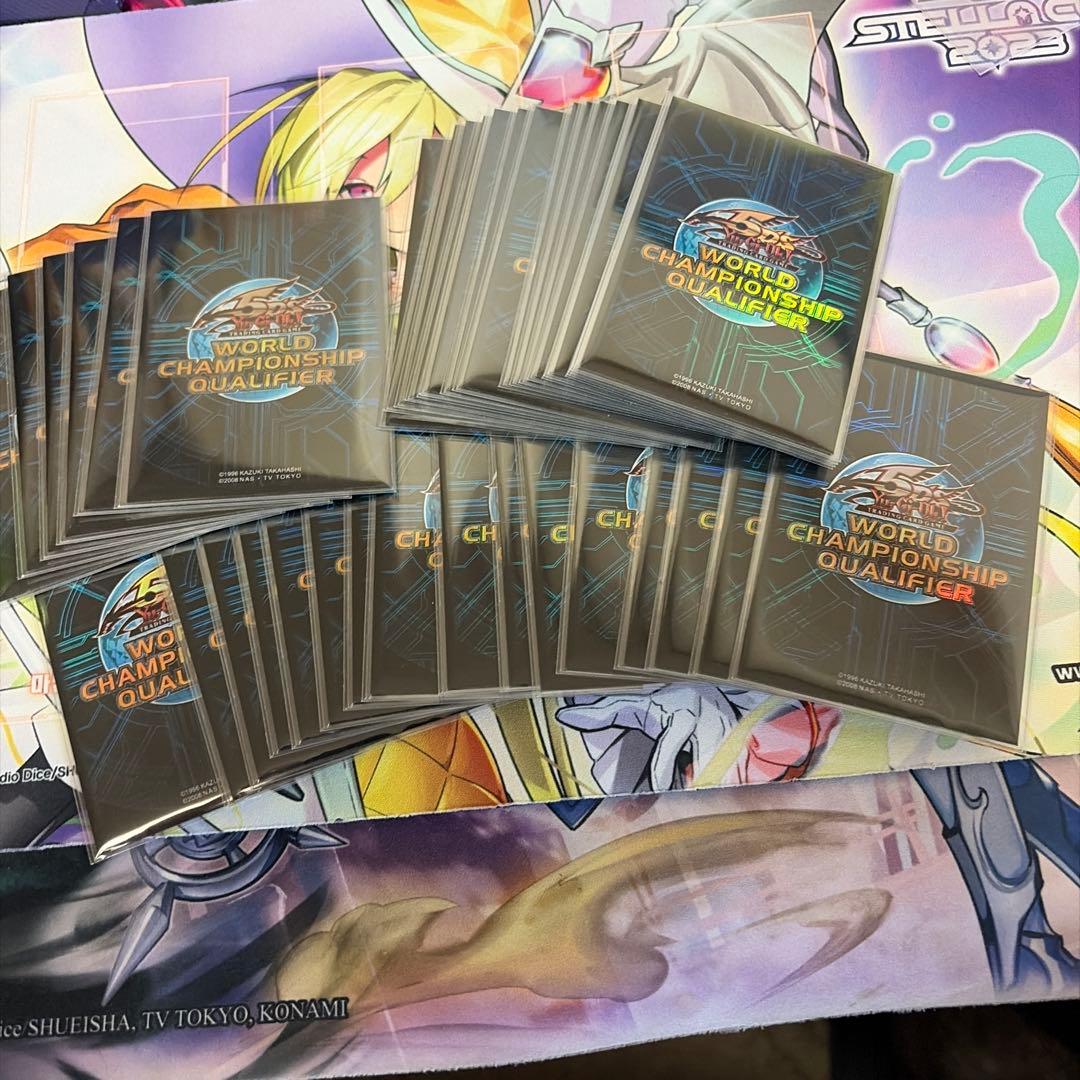 【値下げ】遊戯王　スリーブ　wcq 2010 世界大会　75枚