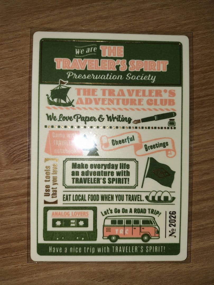 【パスポートサイズ】トラベラーズノート LOVE AND TRIP