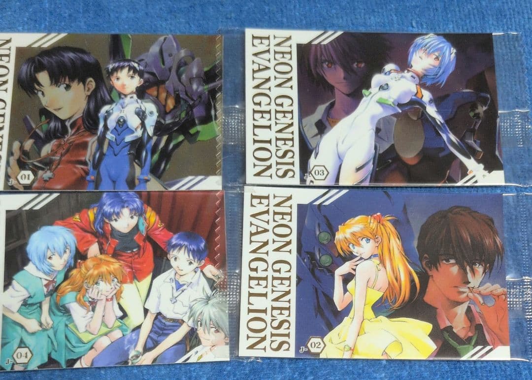 エヴァ ウエハース Chap.3 貞本義行スペシャル32枚フルコンプ＋外箱外袋付