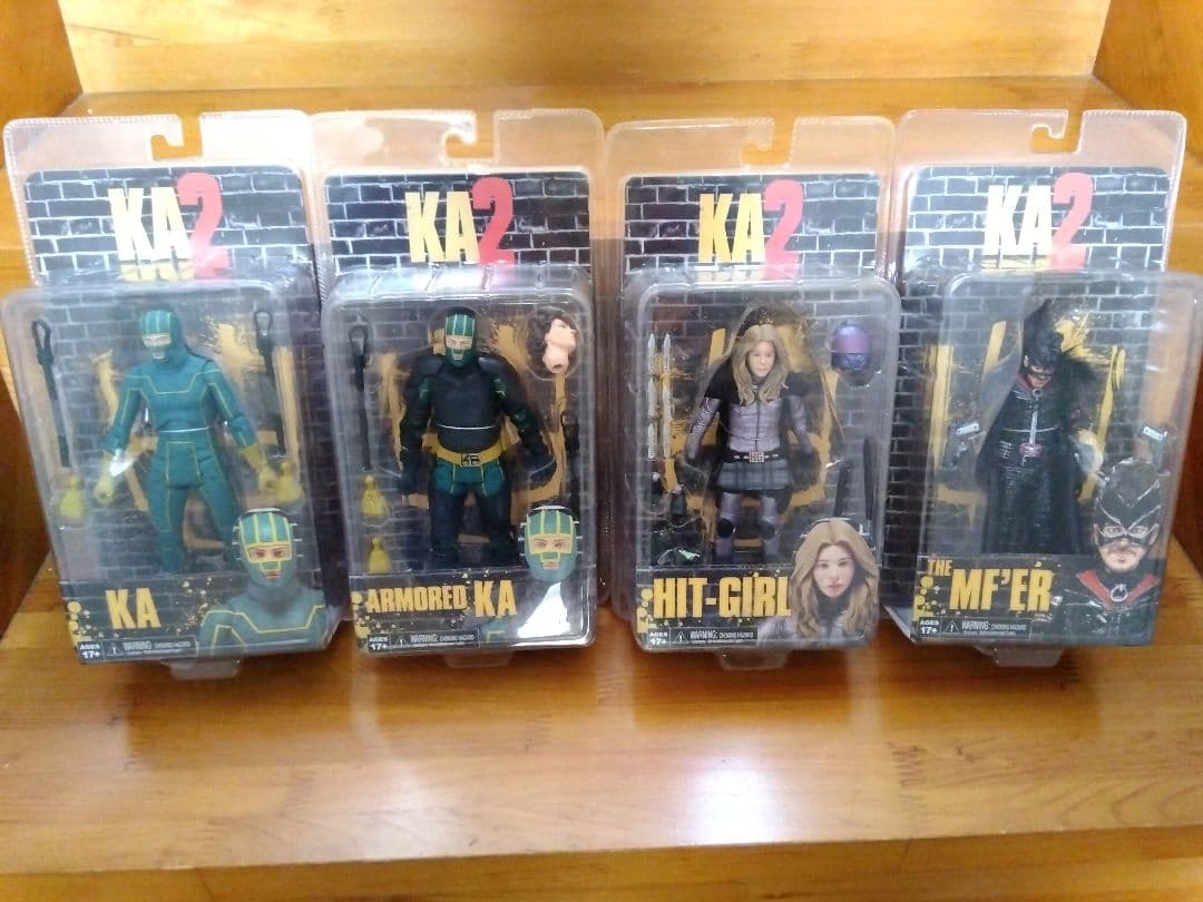 ●キックアス2 フィギュア ネカ NECA 4体セット アメコミ クロエ