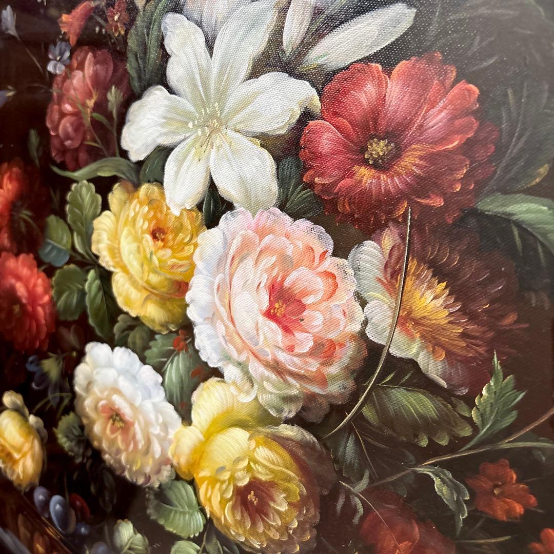 Z様ご購入☆ 絵画 Oliver 油絵 ゴールド額 F12