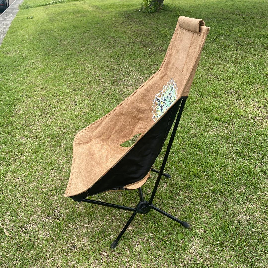 ヘリノックス マンダラ刺繍 ベージュ ローチェア