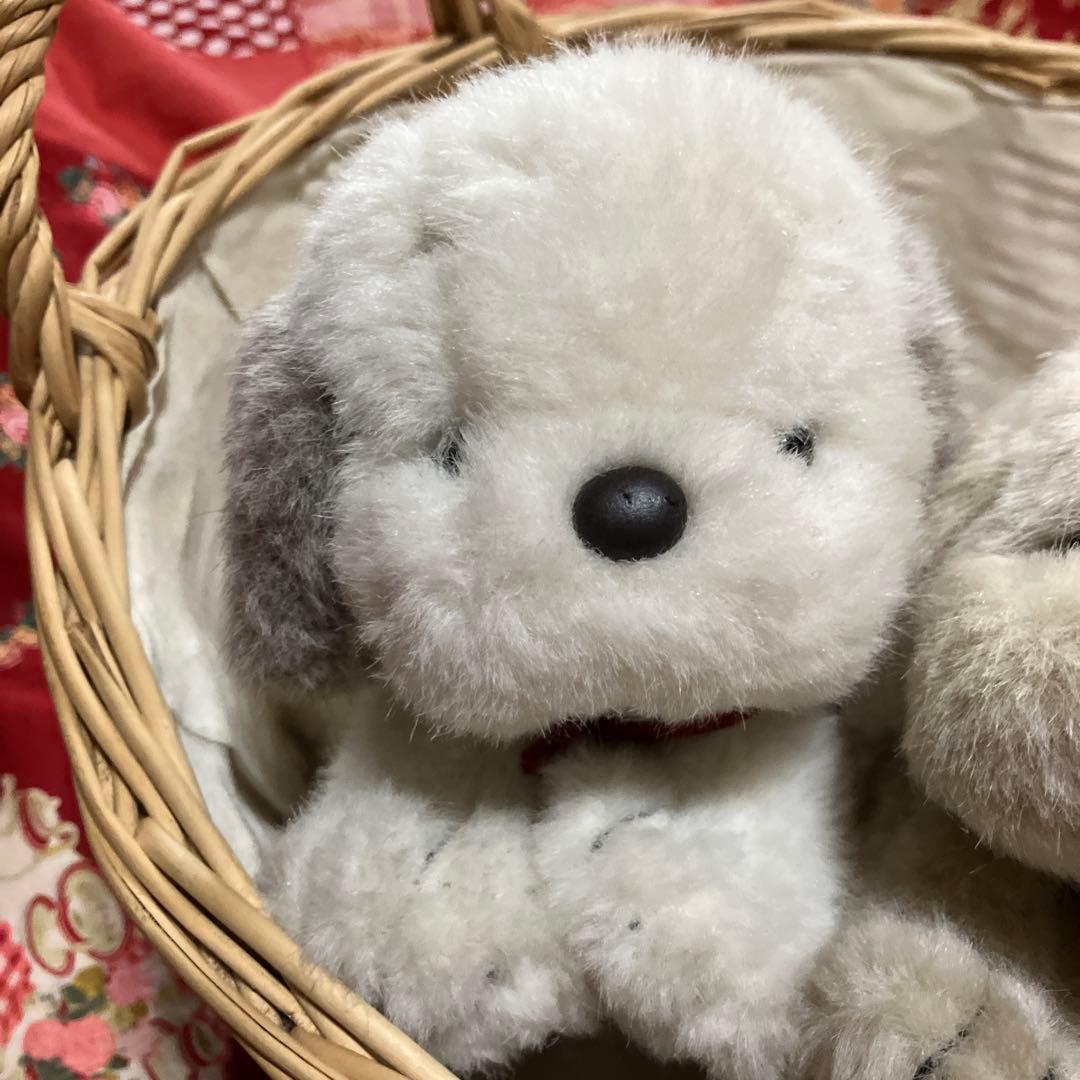 うめ吉　ぬいぐるみ　寝そべり　3体セット　中島潔　ぬいぐるみ犬　子犬