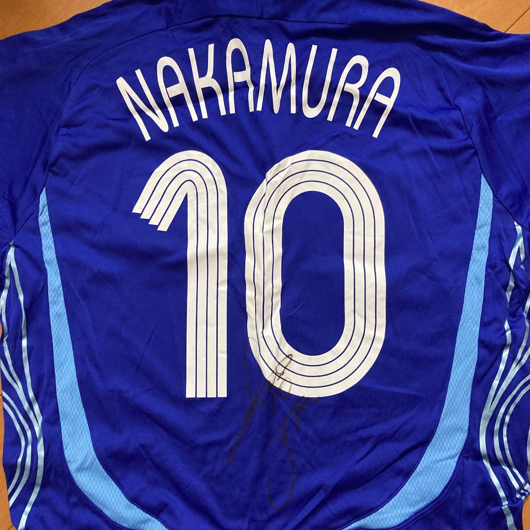 【最終価格】中村俊輔　直筆サイン入り日本代表ユニフォーム