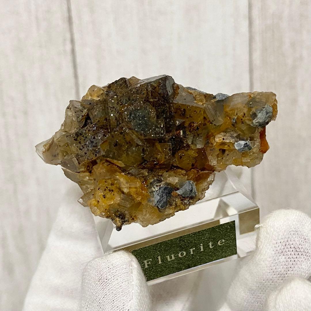 フローライト　蛍石　クリスタルヘブンポケット　鉱物標本　原石　天然石　イギリス