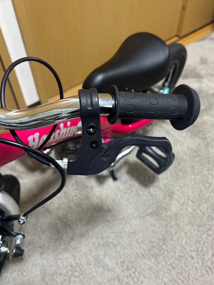 へんしんバイク2 12インチ ピンク スタンド付