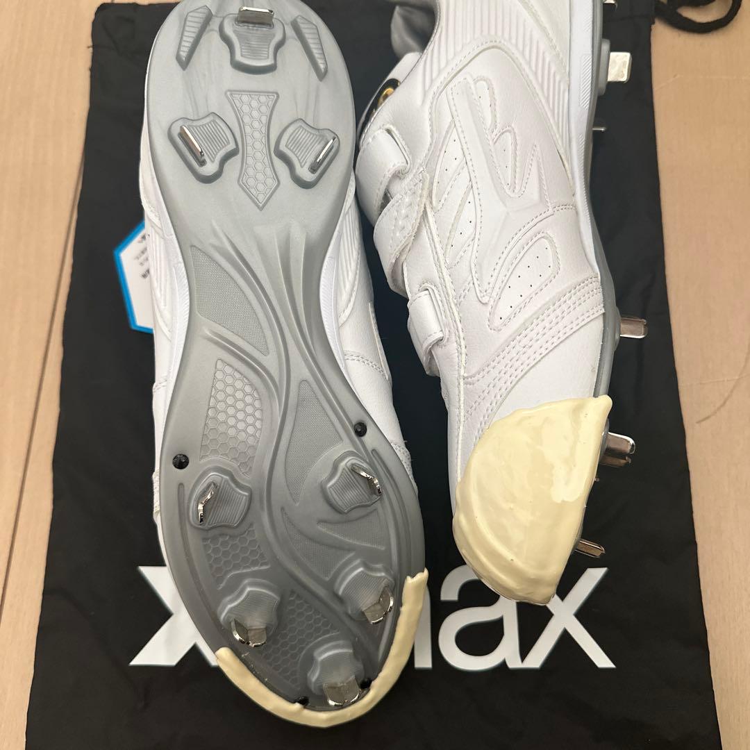 xanax P皮付きベルト式樹脂底野球スパイク