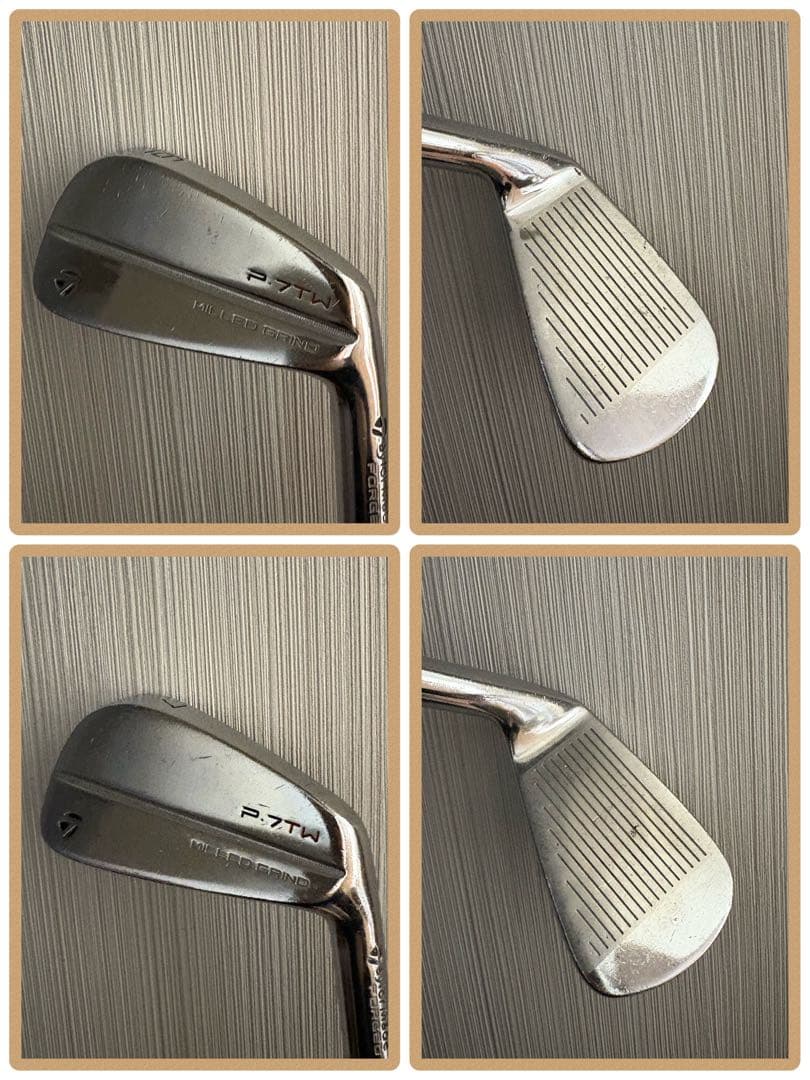 激レア！タイガーウッズ特別仕様テーラーメイドP7TW アイアンセット7本