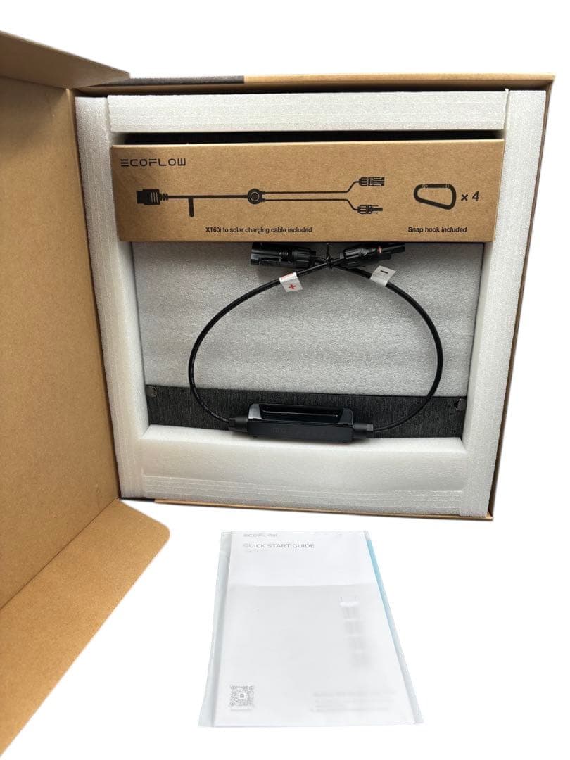 ecoflow ソーラーパネル 60w 片面　コンパクト