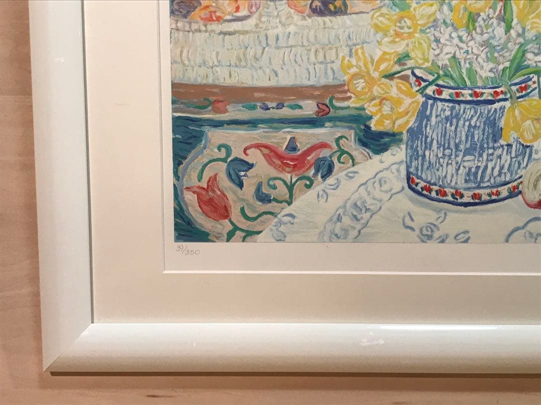 レスリーセイヤー「アップルフォーブレックファースト」シルクスクリーン直筆サイン有