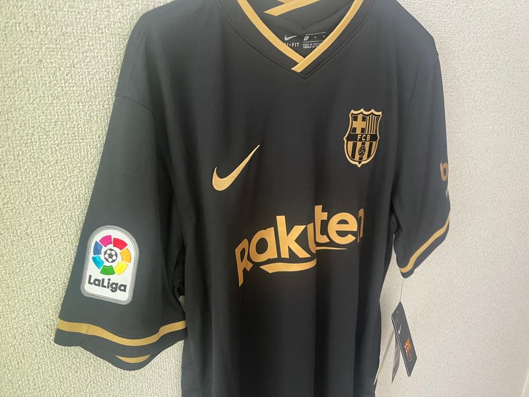 新品・未使用　メッシ10 FC Barcelona Nike Mサイズ　黒×金