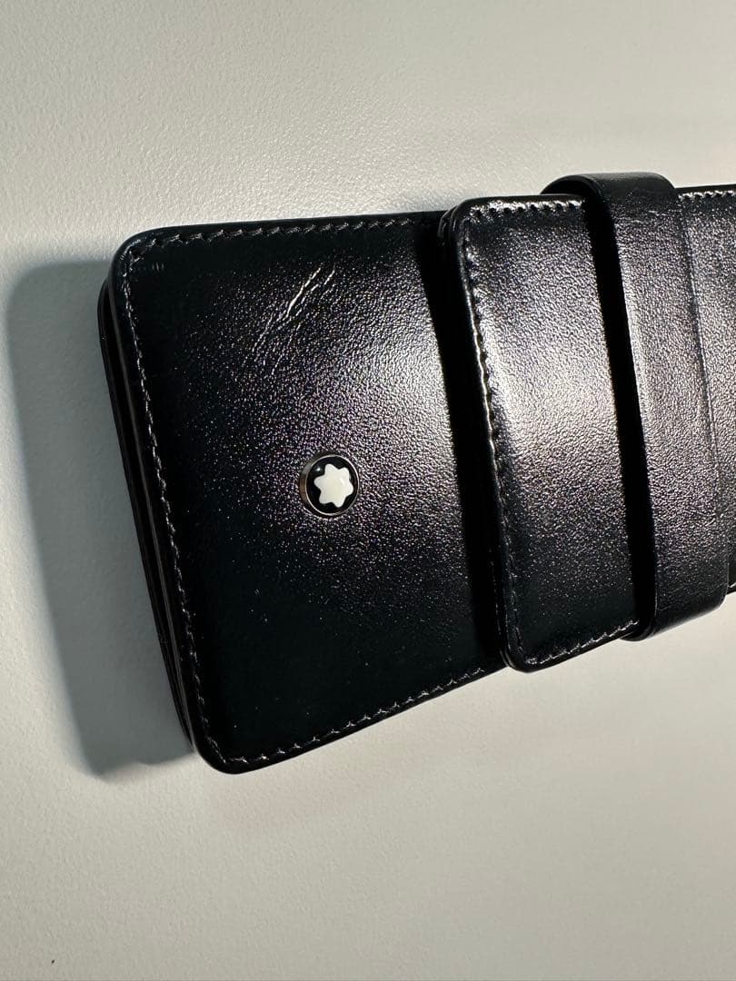 モンブラン レザー ペンケース ３本用 ブラック