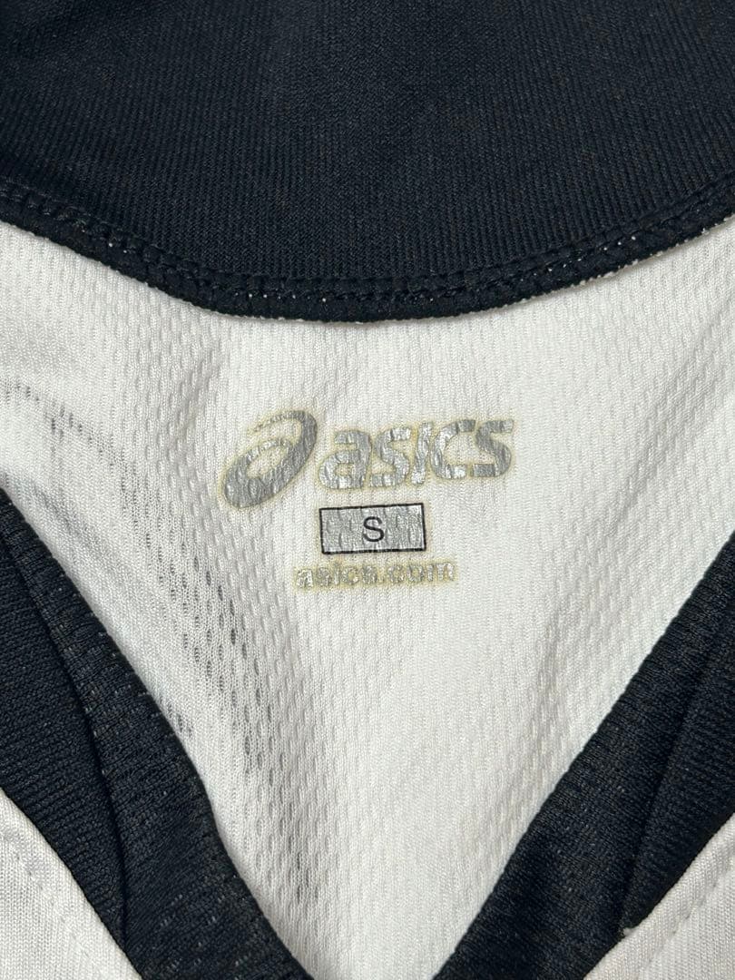 asics 川崎フロンターレ　サイン入り　ホワイト　長袖シャツ　Sサイズ