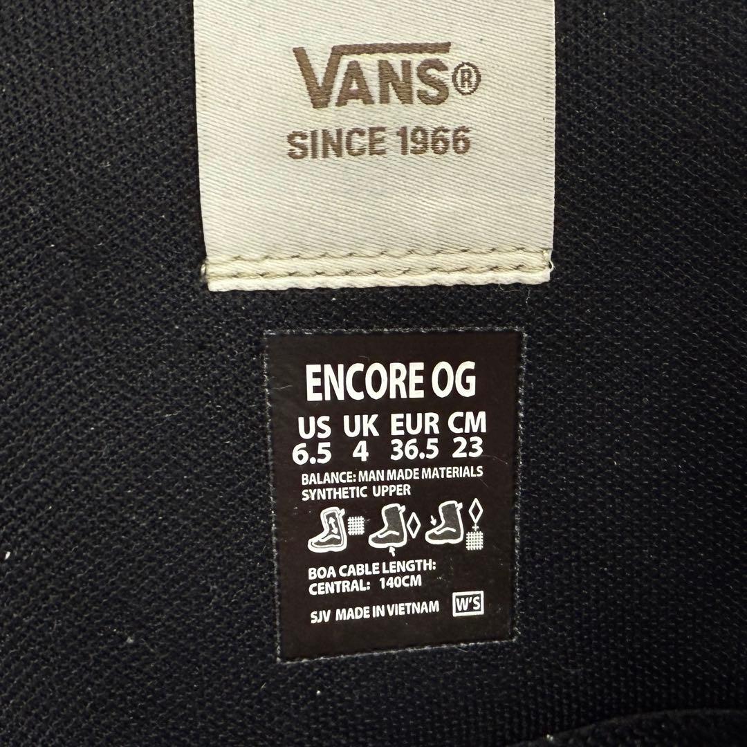 【ほぼ未使用】25-26 VANS バンズ レディース キッズ ブーツ 23.0