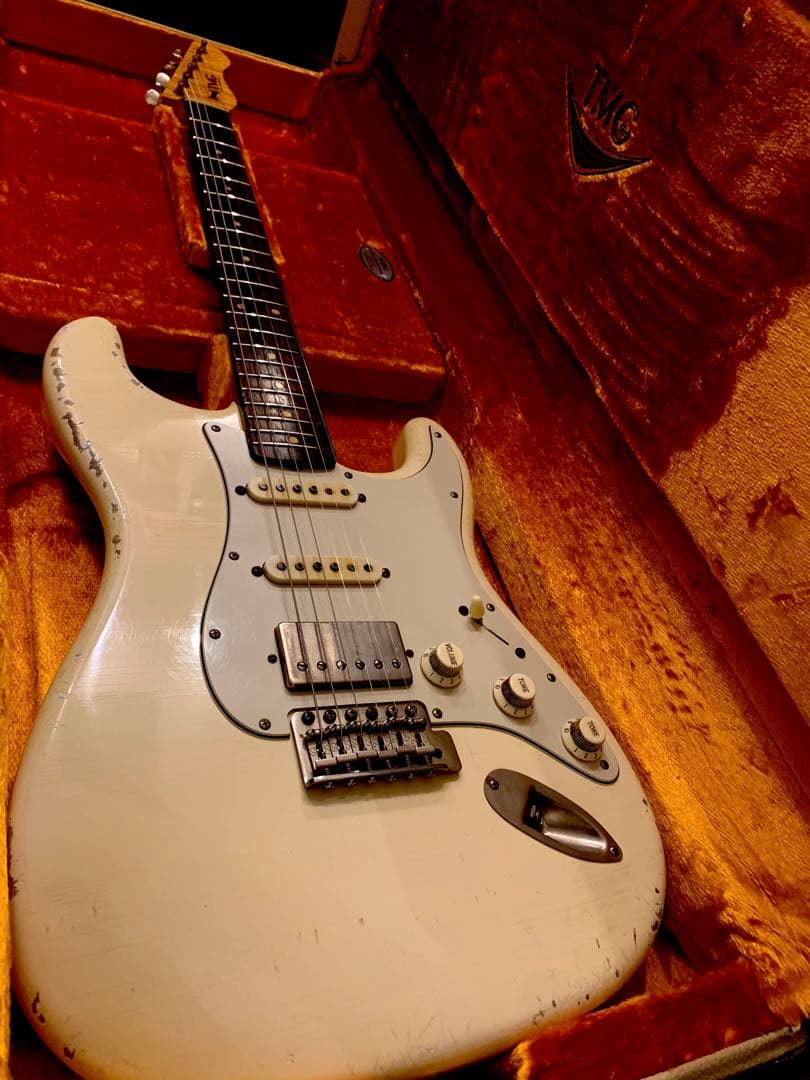 TMG Guitar / Dover SSH White ストラトタイプ 中古