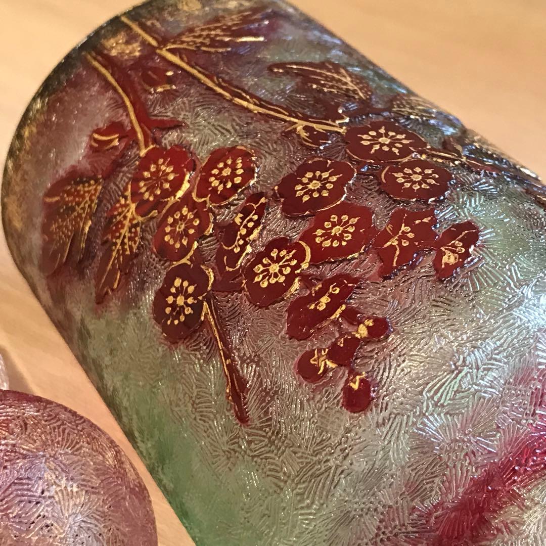 上級品稀少オールドバカラBaccaratローズヒップRosehip野薔薇香水ビン