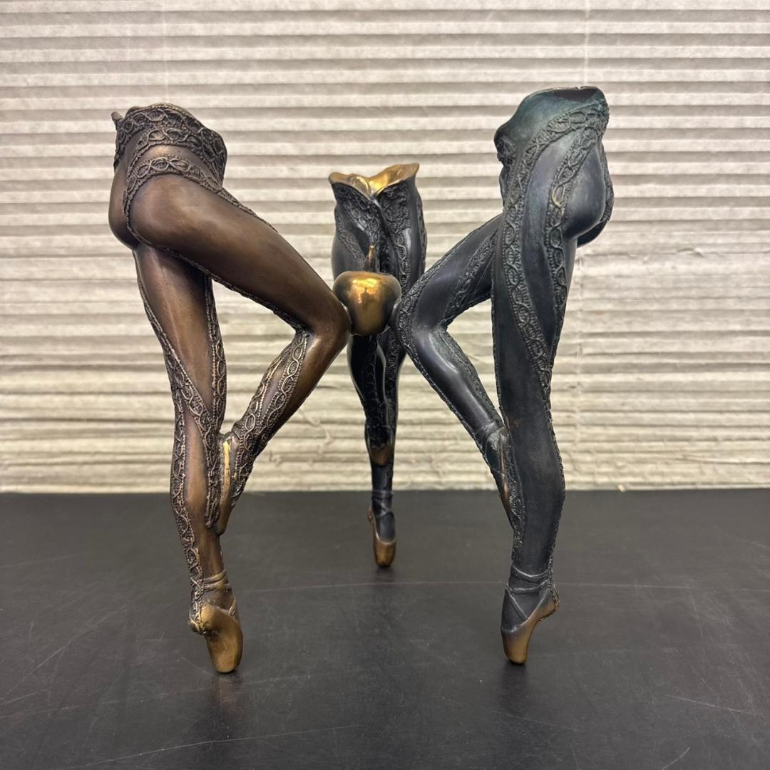 ☆ギルバートクラフト　バレリーナ燭台　ブロンズ　アンティーク　西洋美術品