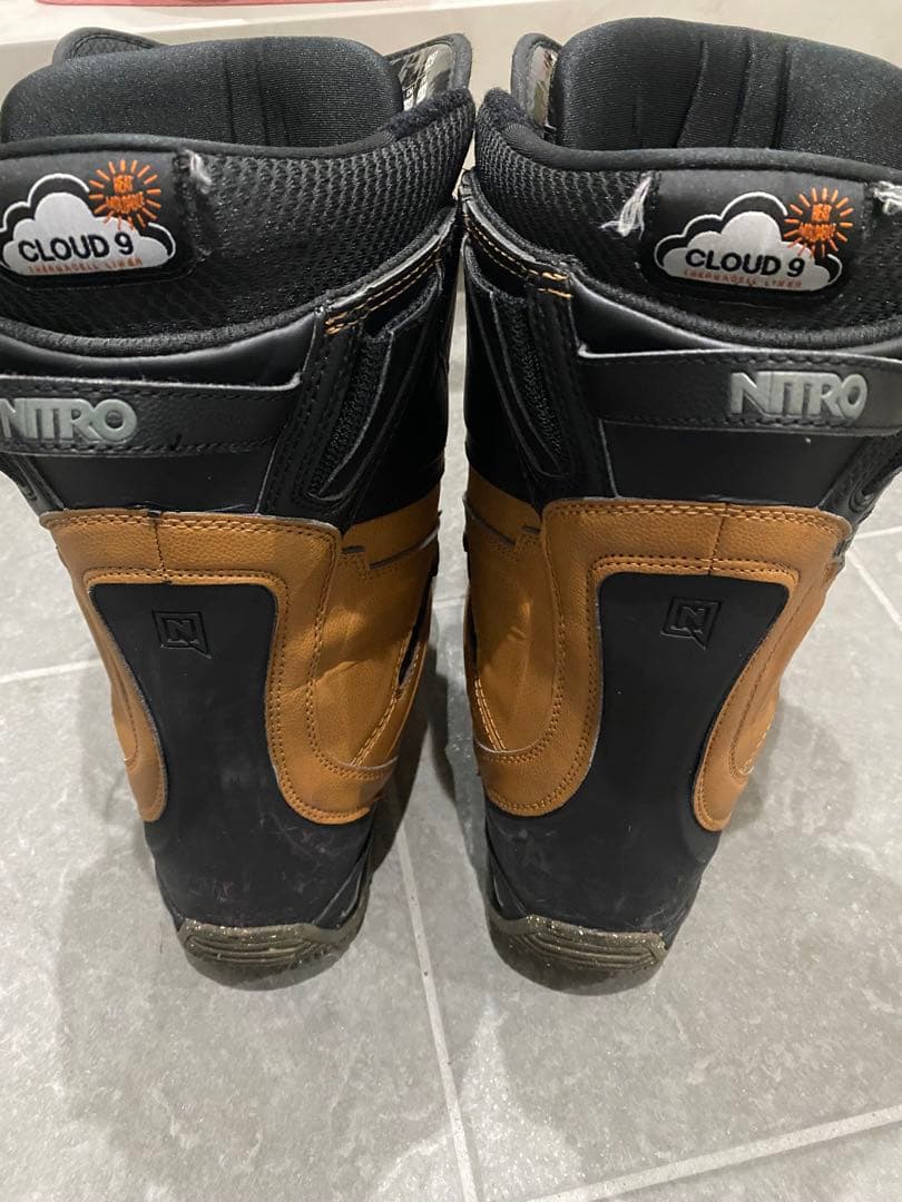 NITRO TEAM TLS 27cmスノーボードブーツ ブラウン/ブラック