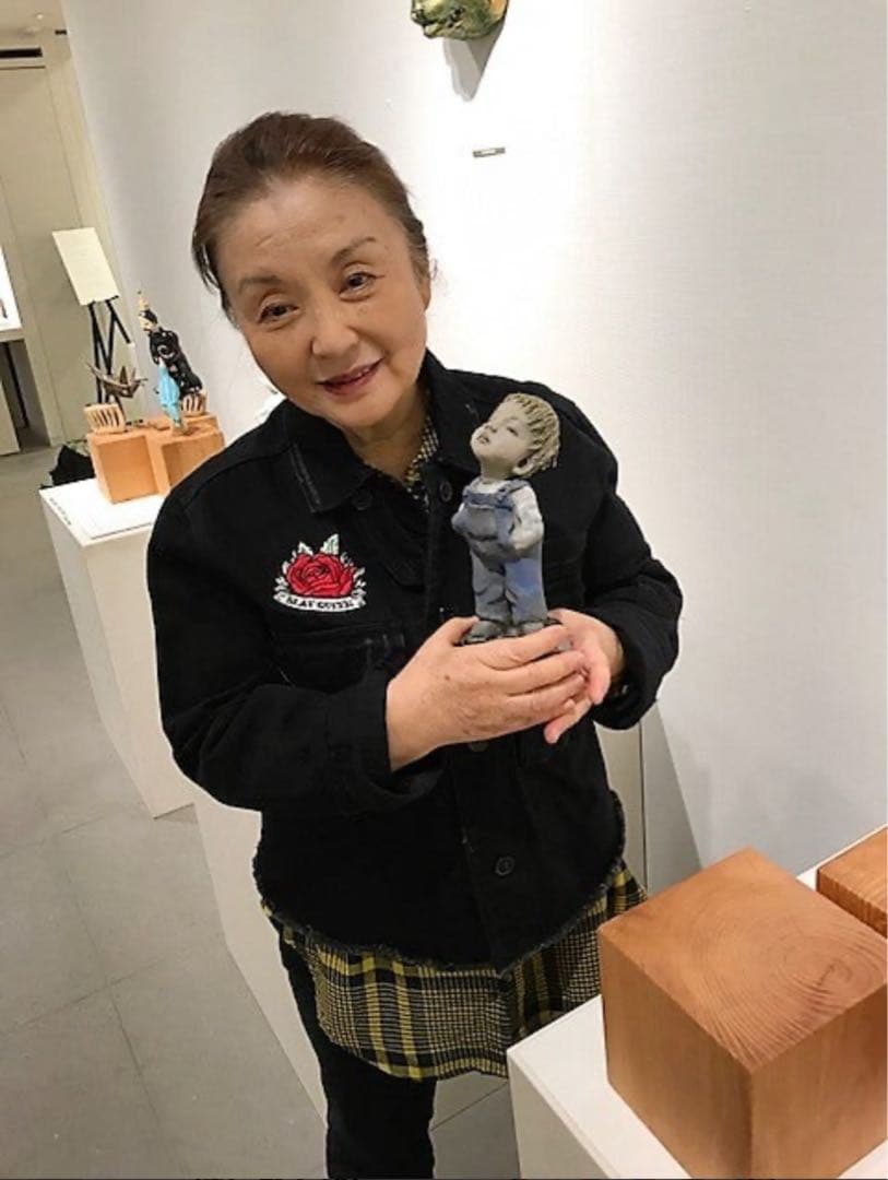 結城美栄子 陶人形 少年像 女優 人形作家 陶芸家