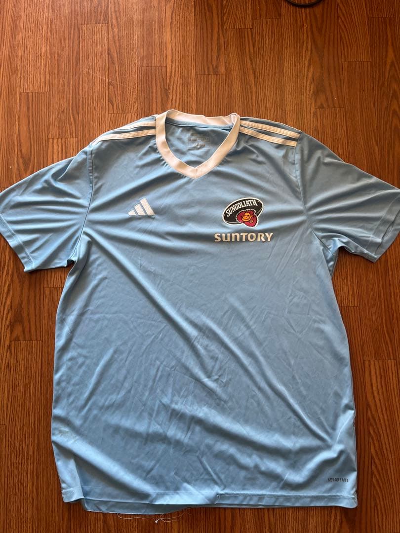 東京サントリーサンゴリアスadidas 水色 ラグビーウェア