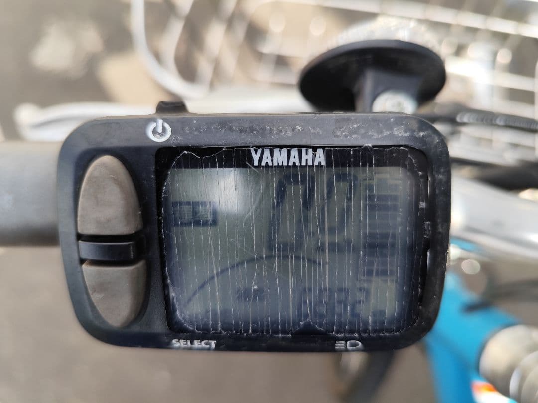 めるゆ　ヤマハ　ビエンタ　水色　12.3Ahバッテリー 現状品