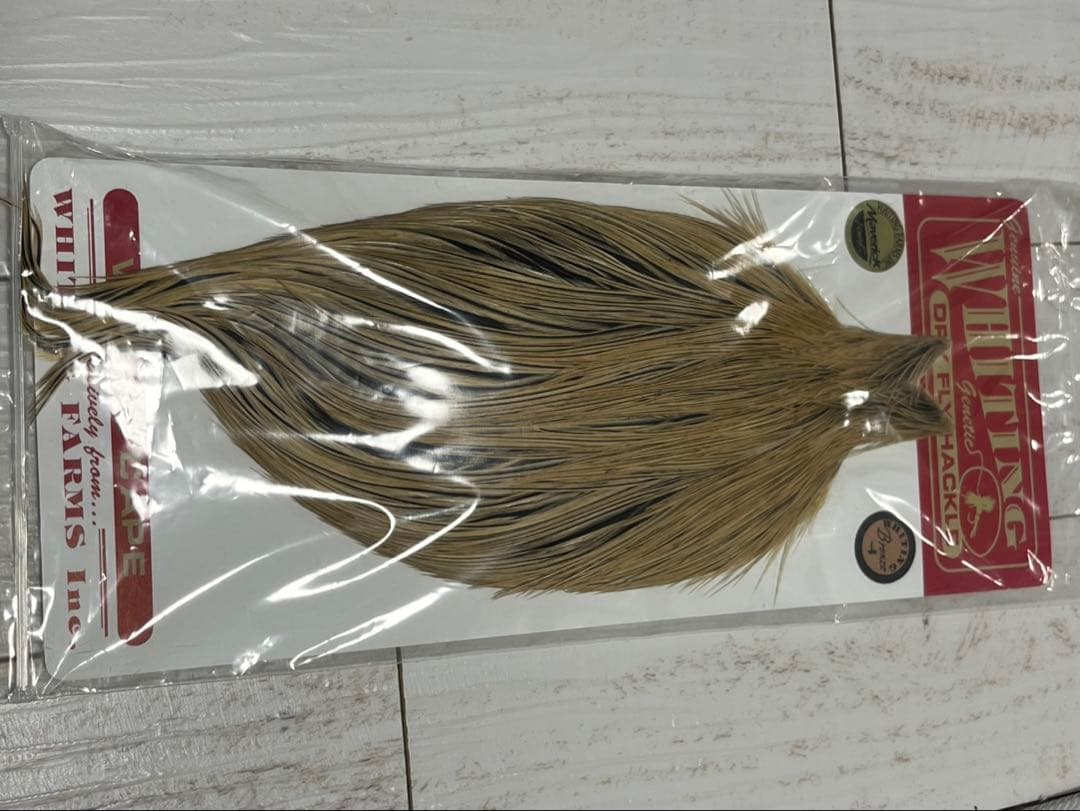 Whiting ハックルケープ Golden Badger