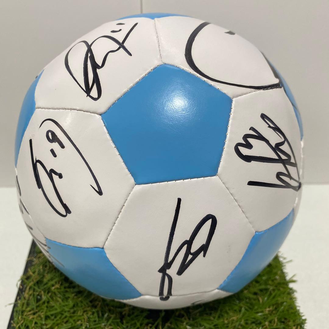 ジュビロ磐田　名波浩　松井大輔など　直筆サイン　クリアケース付き　柔らかいボール