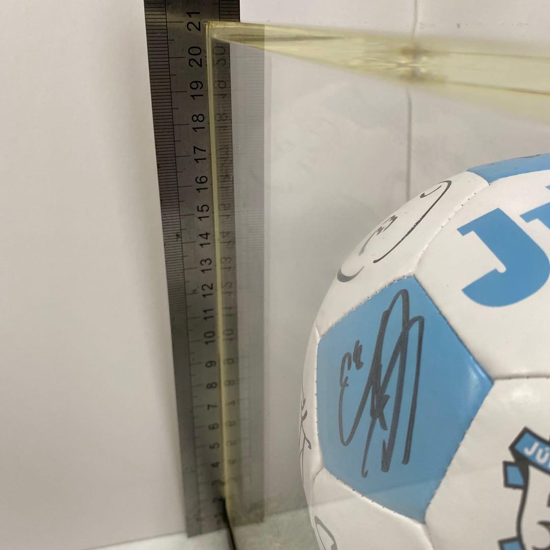 ジュビロ磐田　名波浩　松井大輔など　直筆サイン　クリアケース付き　柔らかいボール