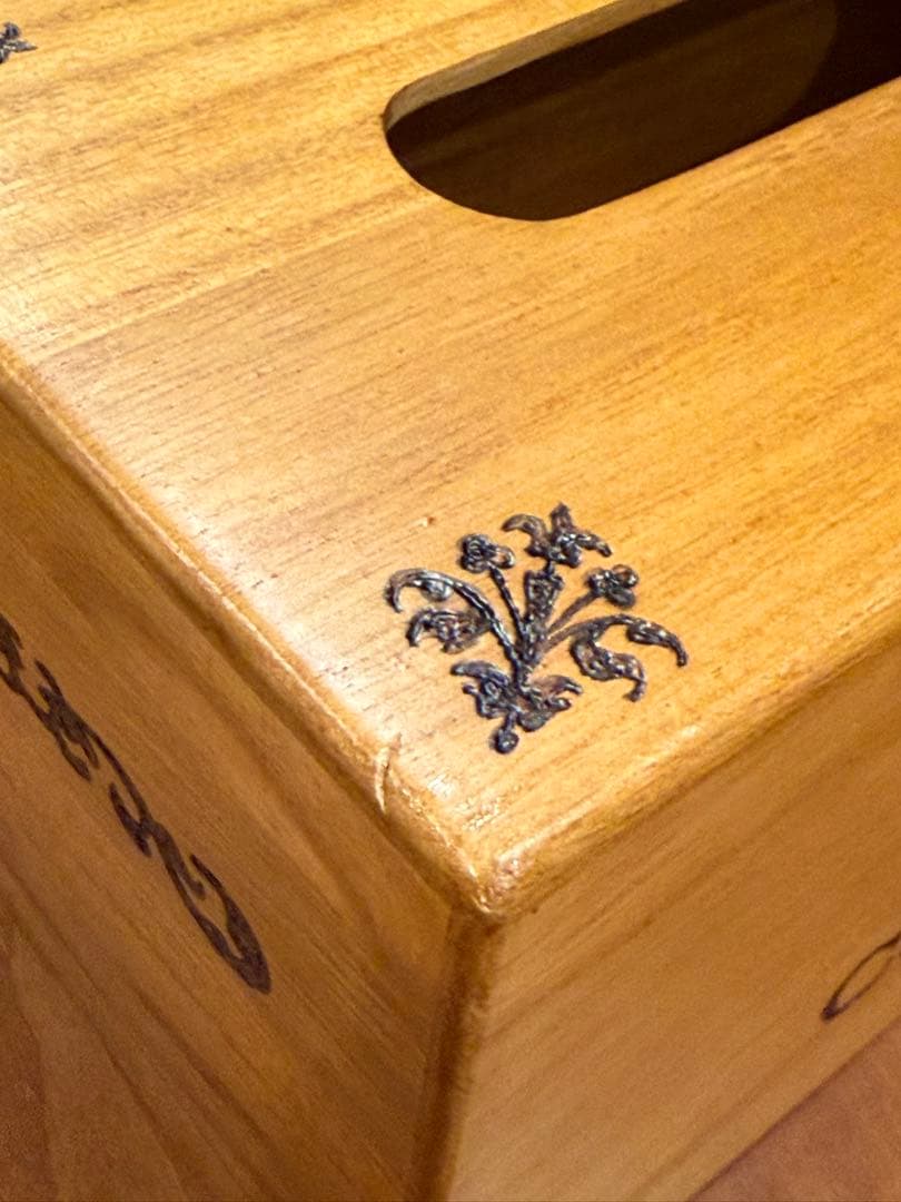 【希少・美品】コントラバス 木製ティシューケース イタリア製