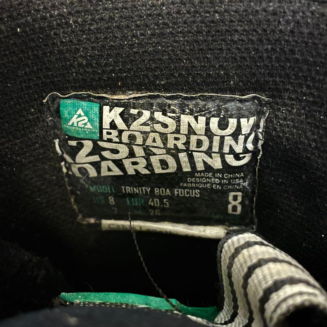 K2 TRINITY FOCUS トリプルBOA スノーボード ブーツ ブラック