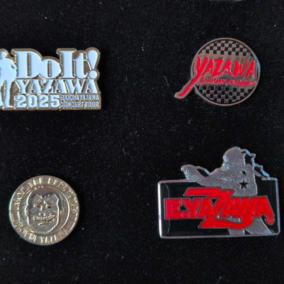 矢沢永吉さん　ピンバッチ１８個　ケ−ス入り 未使用に近い