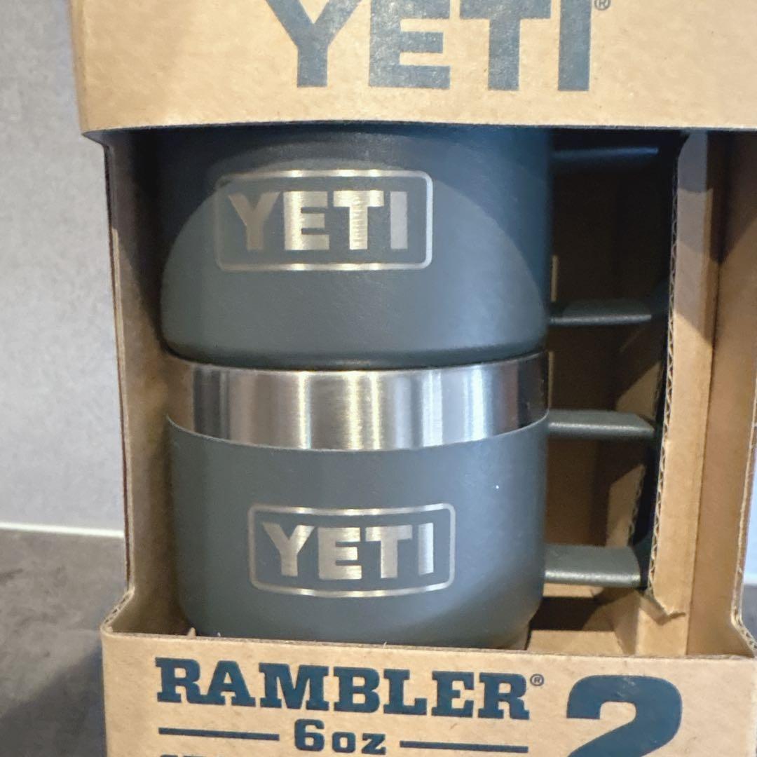 【新品未開封】YETI イエティ ランブラー 6oz マグ2個セット キャンプ