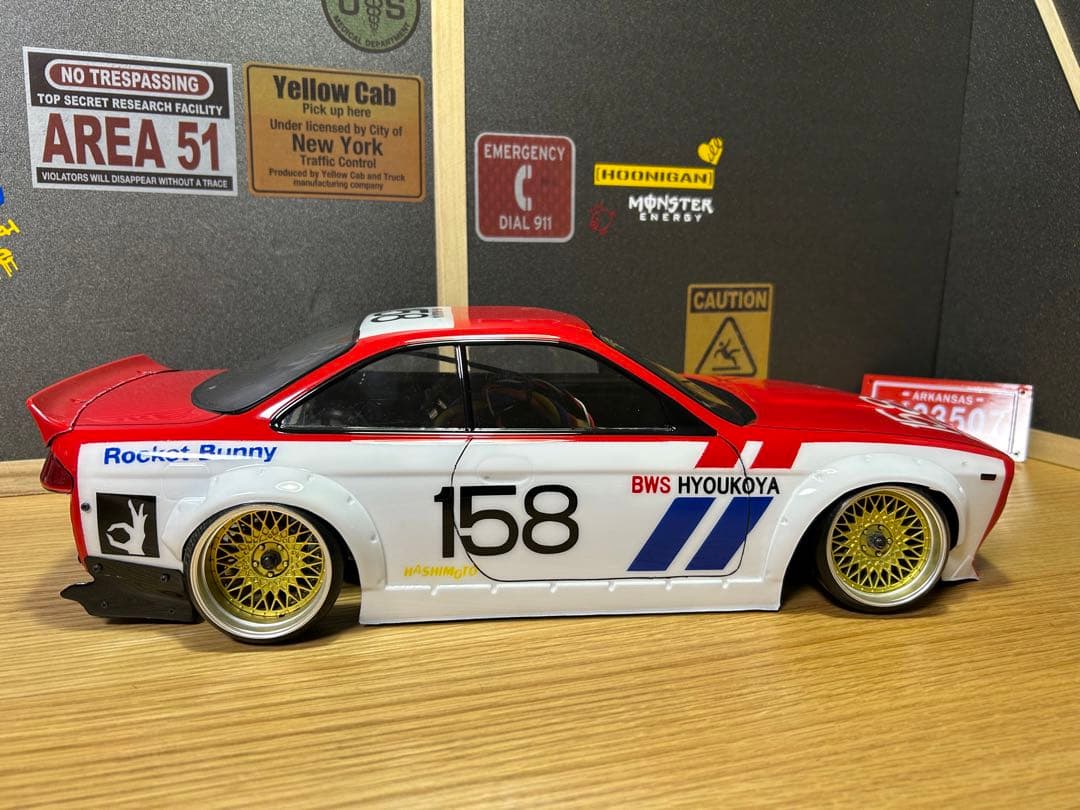 ラジコン　ドリフト　Rocket Bunny S14 ラジコンボディ