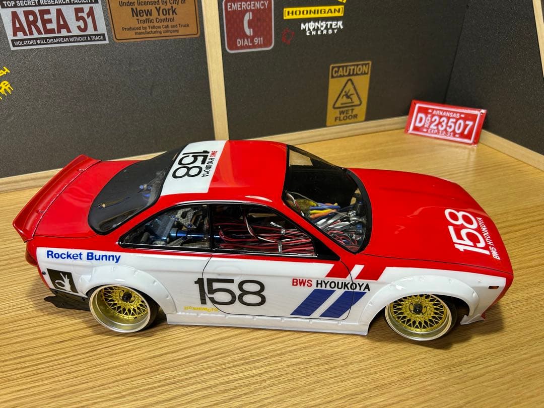 ラジコン　ドリフト　Rocket Bunny S14 ラジコンボディ