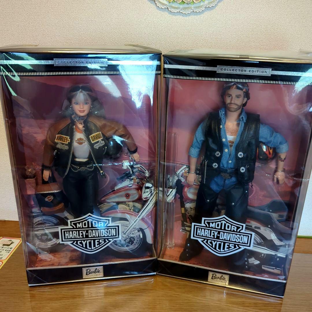 バービー人形（バービー&ケン）計7体＆バイク☆Hariey Davidson☆